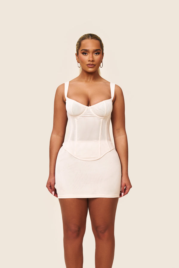 The Cinched Set in Cream