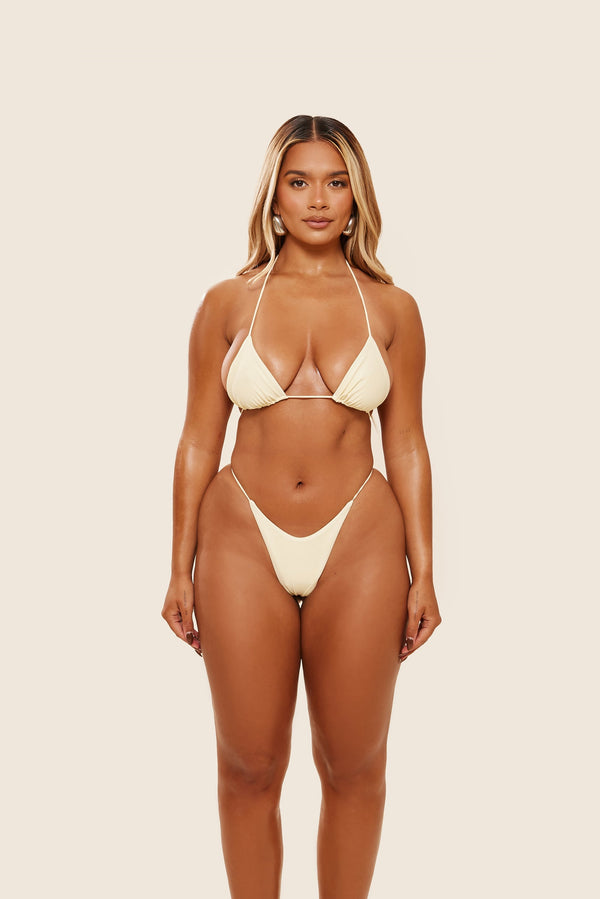 The Teeny Bikini - Cream