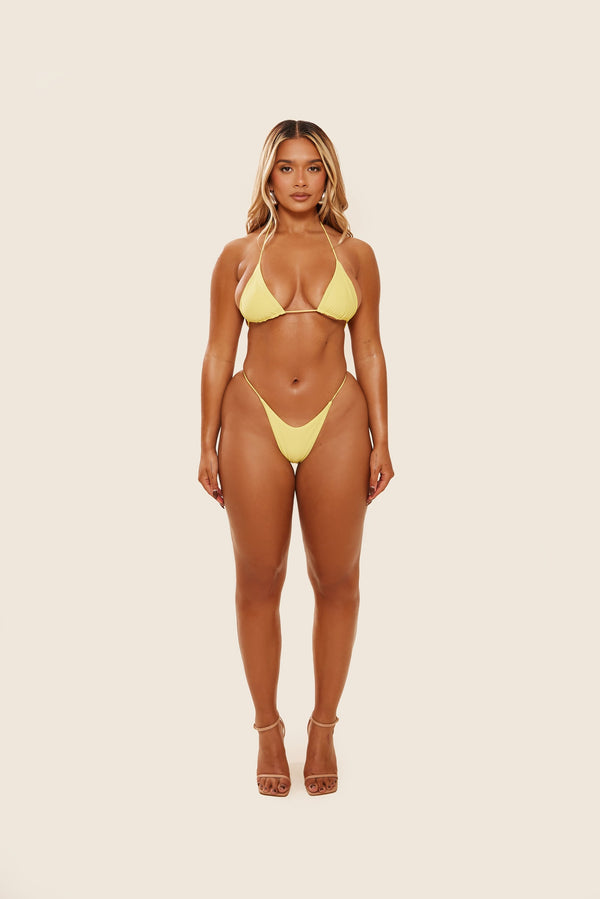 The Teeny Bikini & headband - Yellow