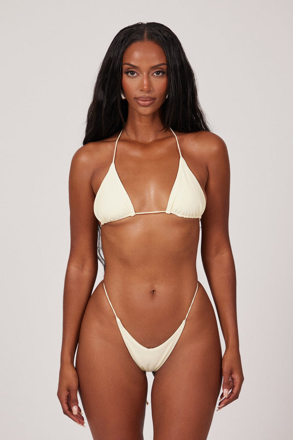 The Teeny Bikini - Cream