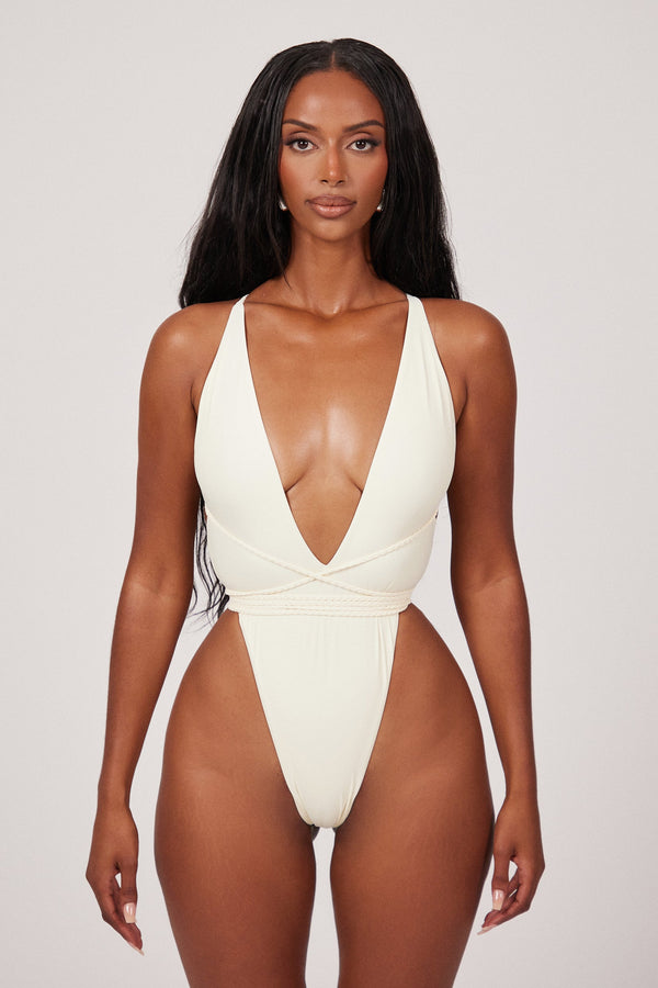 The Fishtail Swim - Cream