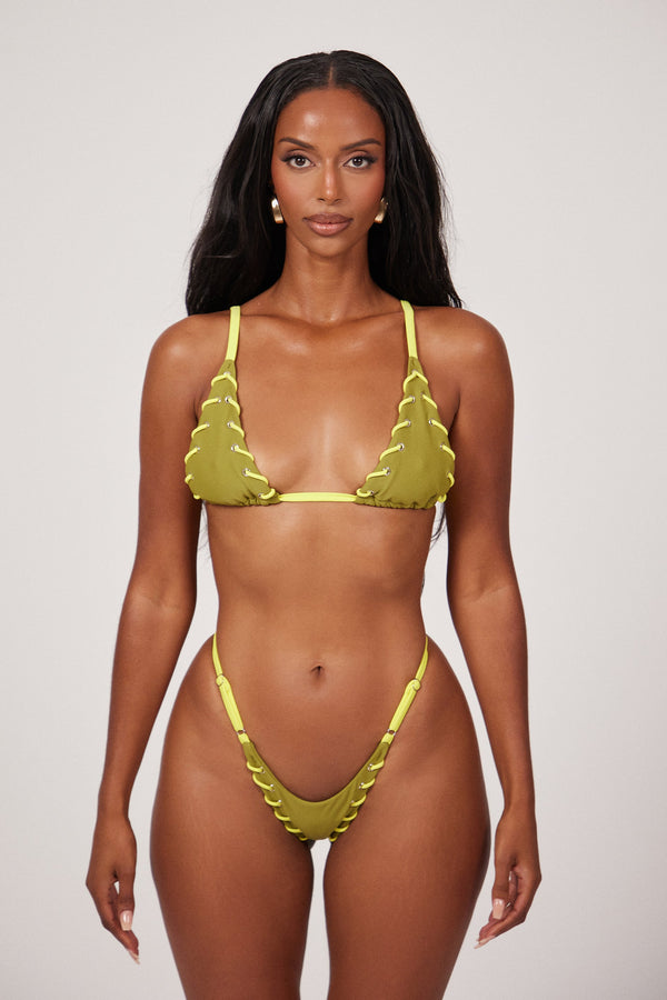 The Hawea Bikini in Green