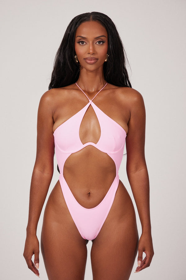 The Kylie Underwire Swim - Baby Pink