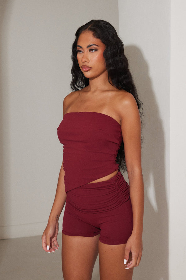 The bandeau asymmetric top - Wine