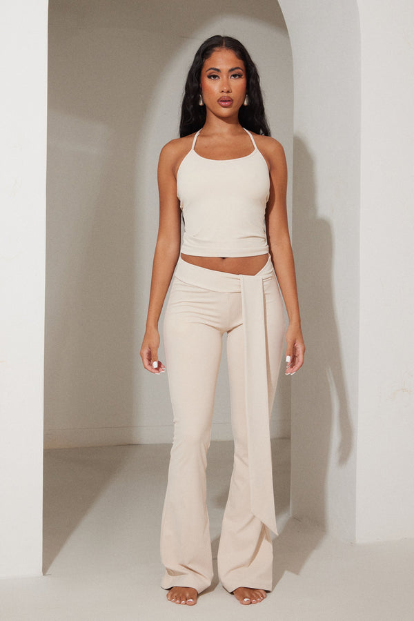 The sculpt trouser set - Stone