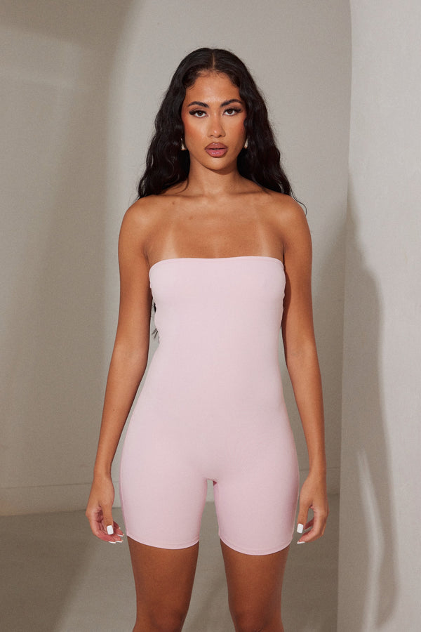 The sculpt short unitard - Pink