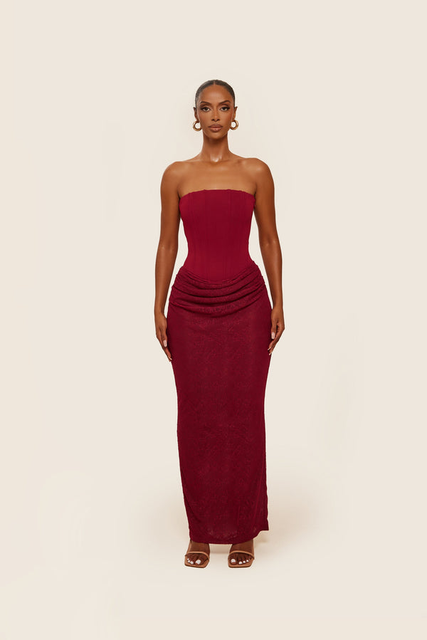 Briana Maxi Corset Dress