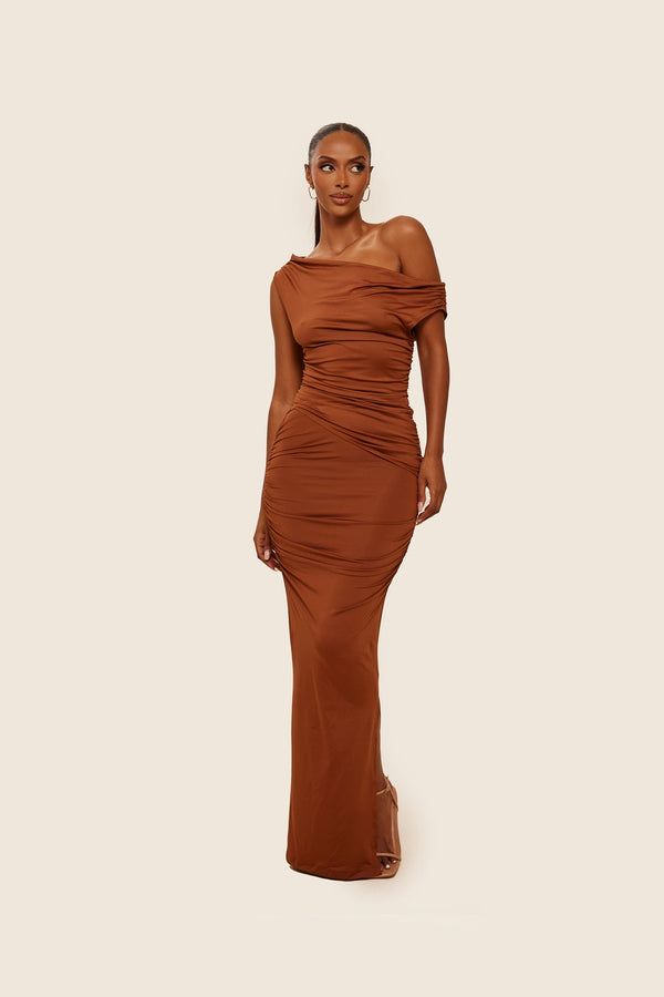 The Iris Maxi Set- Brown