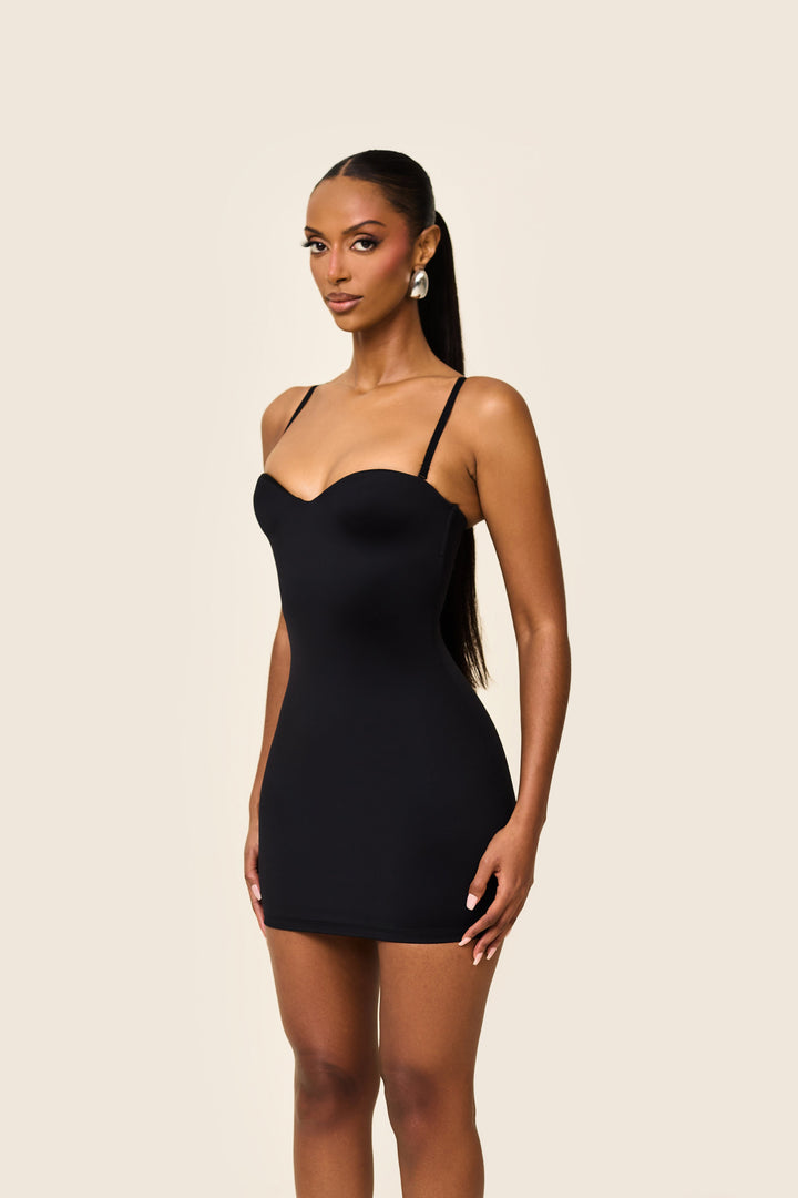 black marcia mini dress Marcia Broderie Mini Dress