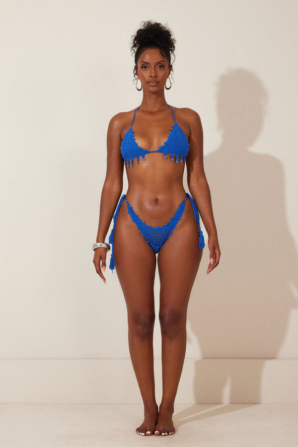 The Crochet Bikini - Cobalt