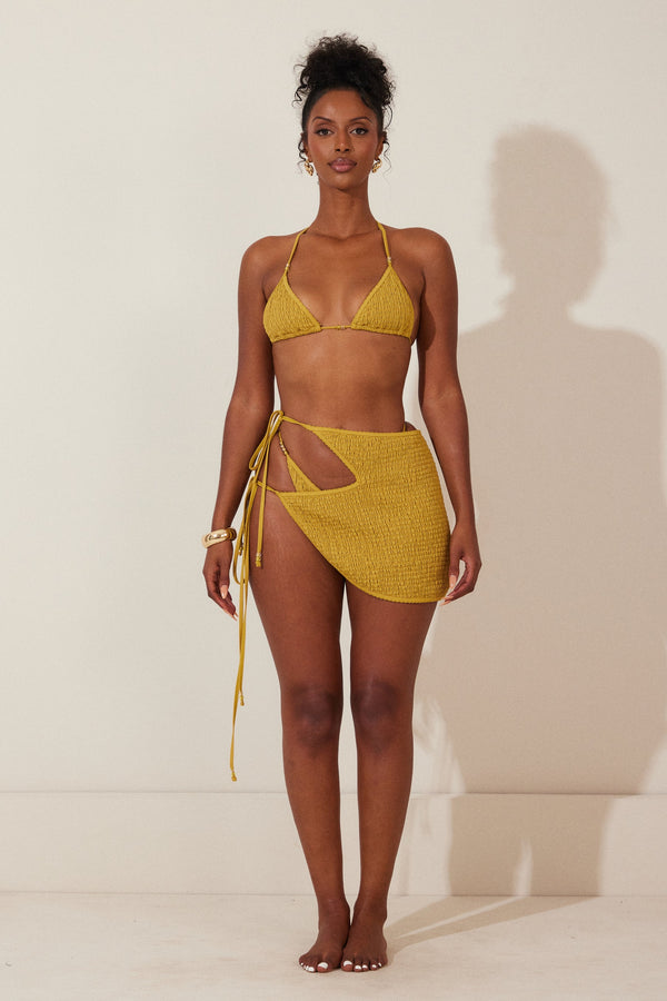 The Eralia Coverup in Mustard 