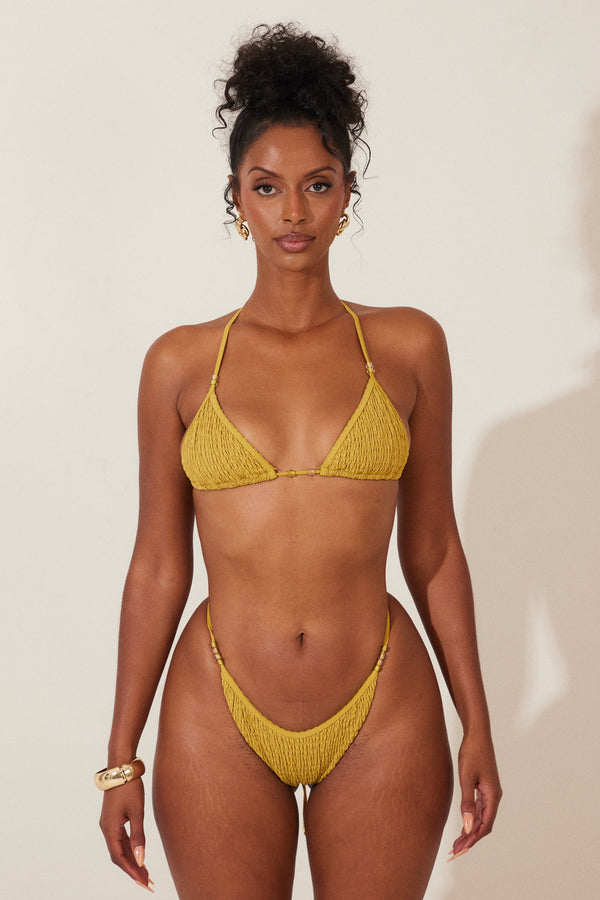 The Eralia Bikini in Mustard 