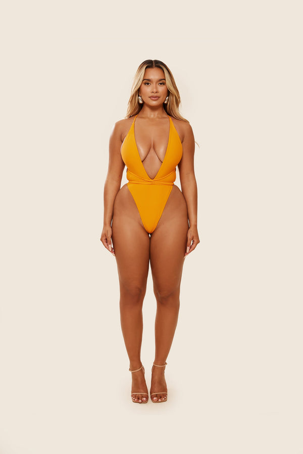 The Fishtail Swim - Orange