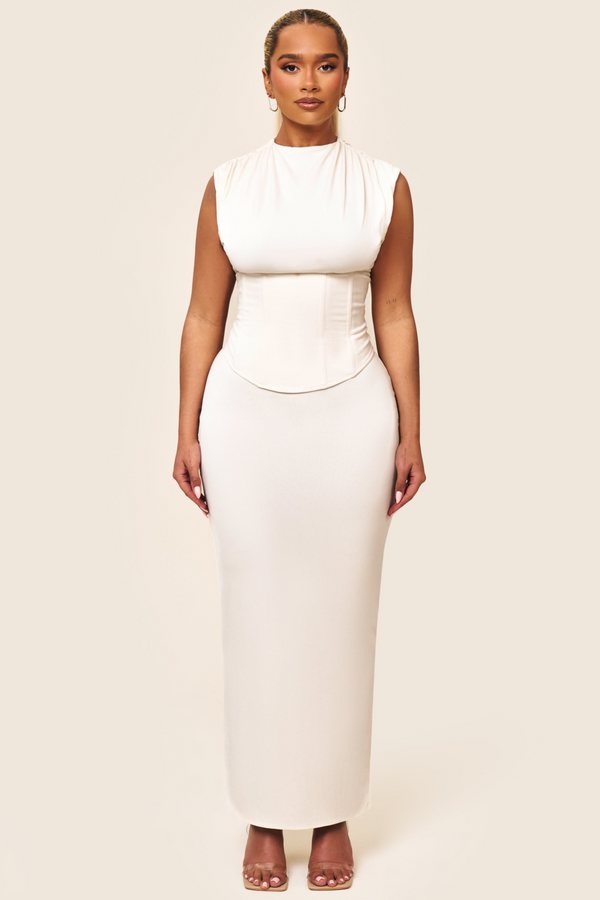 Sandra Maxi in Cream