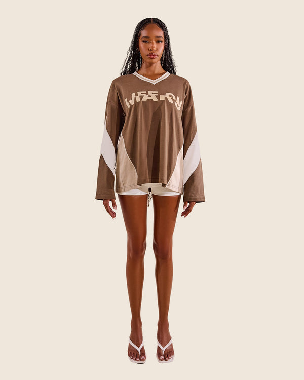 The Tate Long Sleeve Jersey - Brown