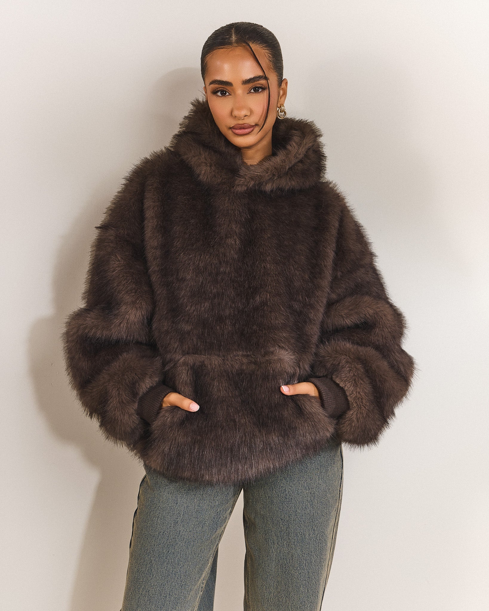 The Blair Hoodie in Brown – Mars The Label USA