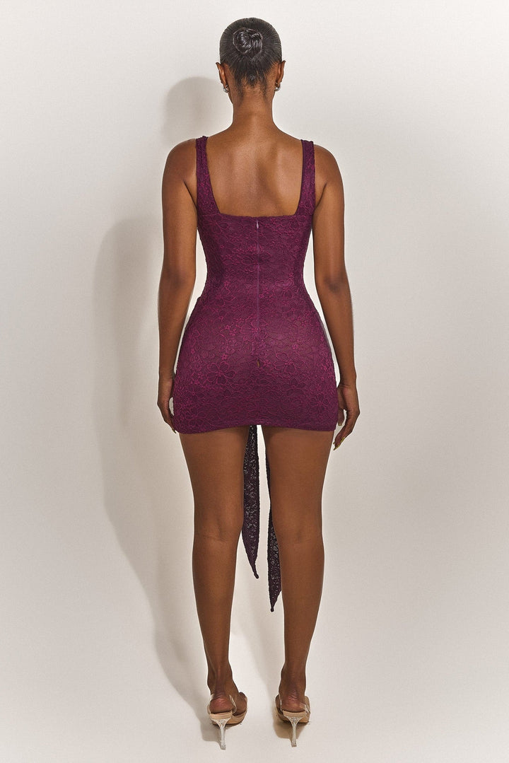 grazie mini dress plum grazie mini dress plum Acelin Mini Dress ~ Plum Garden Chic Streets
