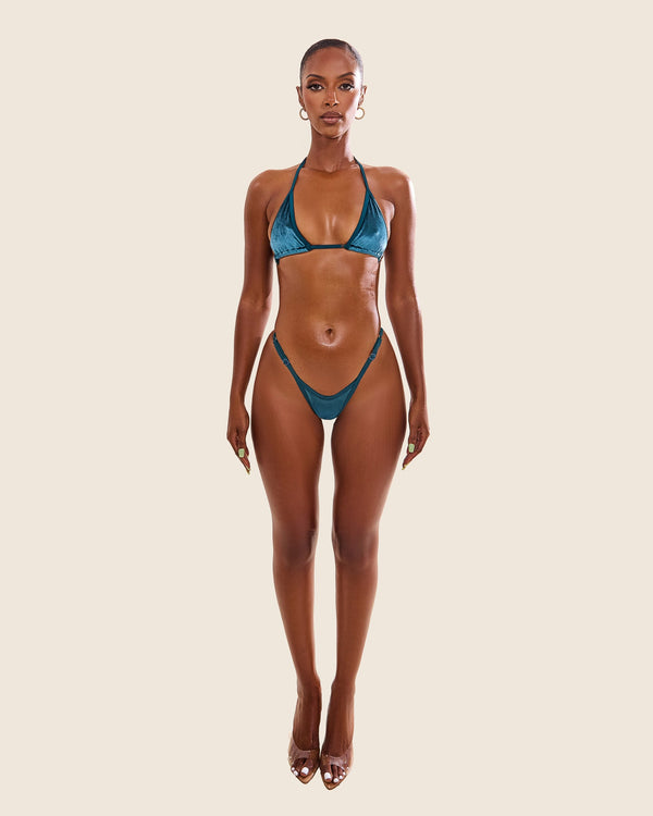 The Jordyn Bikini in Teal