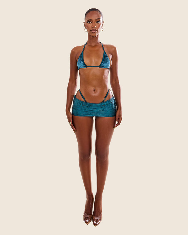 The Jordyn Coverup in Teal