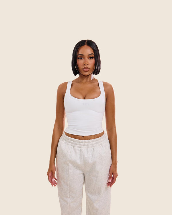 The Sculpt Vest in White
