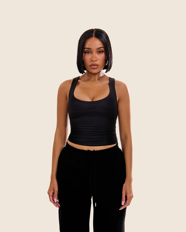 The Sculpt Vest in Black