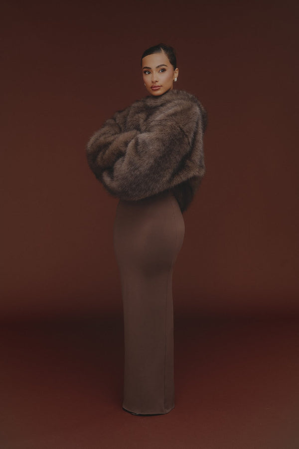 The Blair Hoodie in Brown