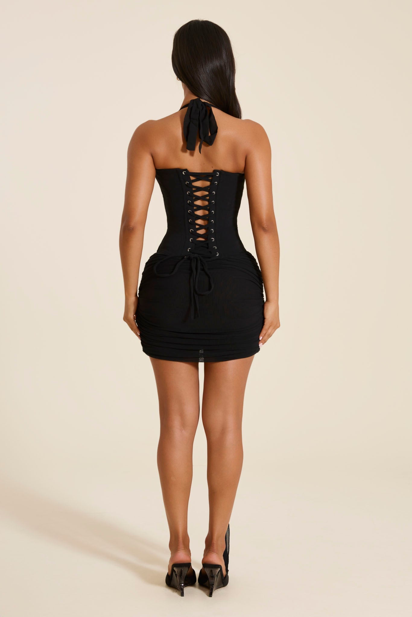 The Zadie Lace Up Corset Top in Black – Mars The Label USA