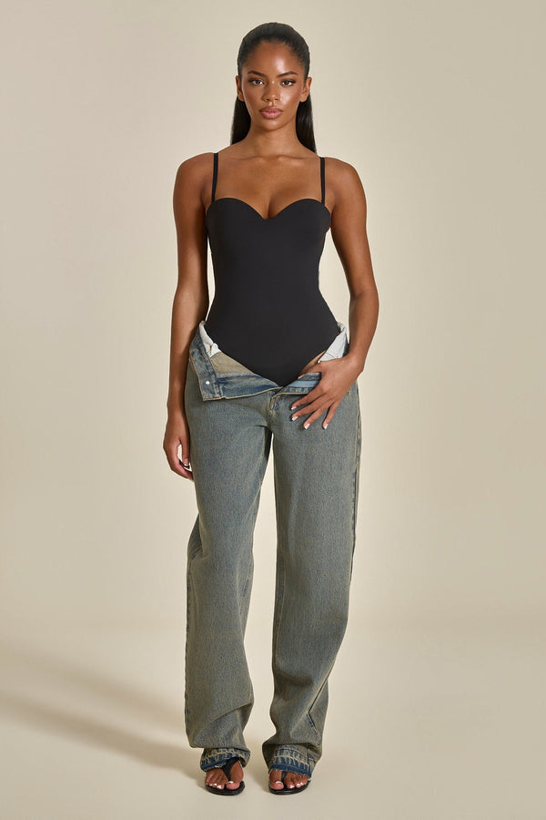 The Zadie Ruched Mini Skirt in Black – Mars The Label USA