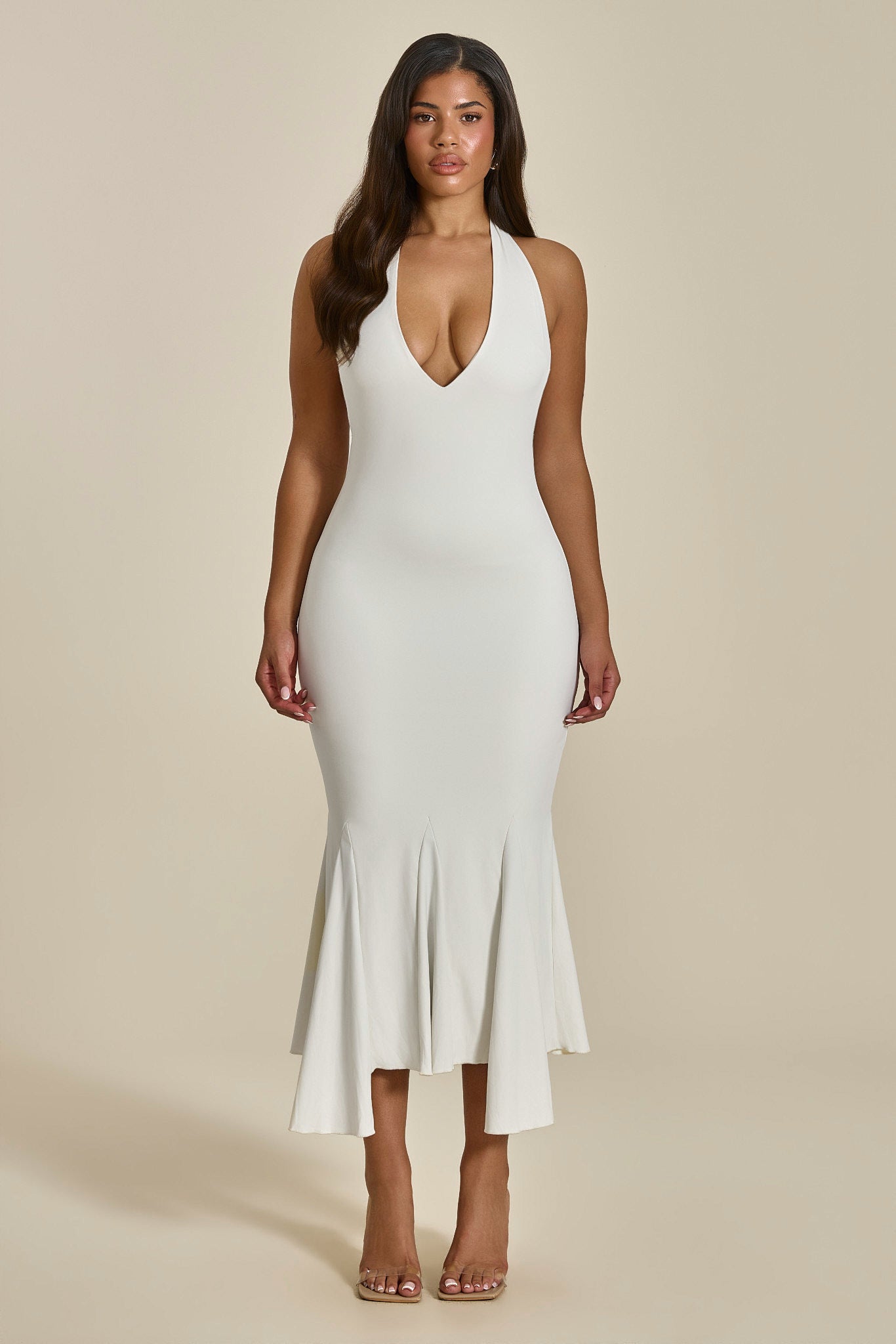 The Gisele Corset Maxi Dress in White Mars The Label | Express