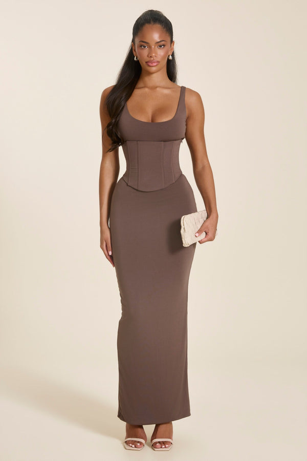 corset dress brown Dresses Color:turquoise blue linen2 How to Tape Your Mini dress the corset bodice extends