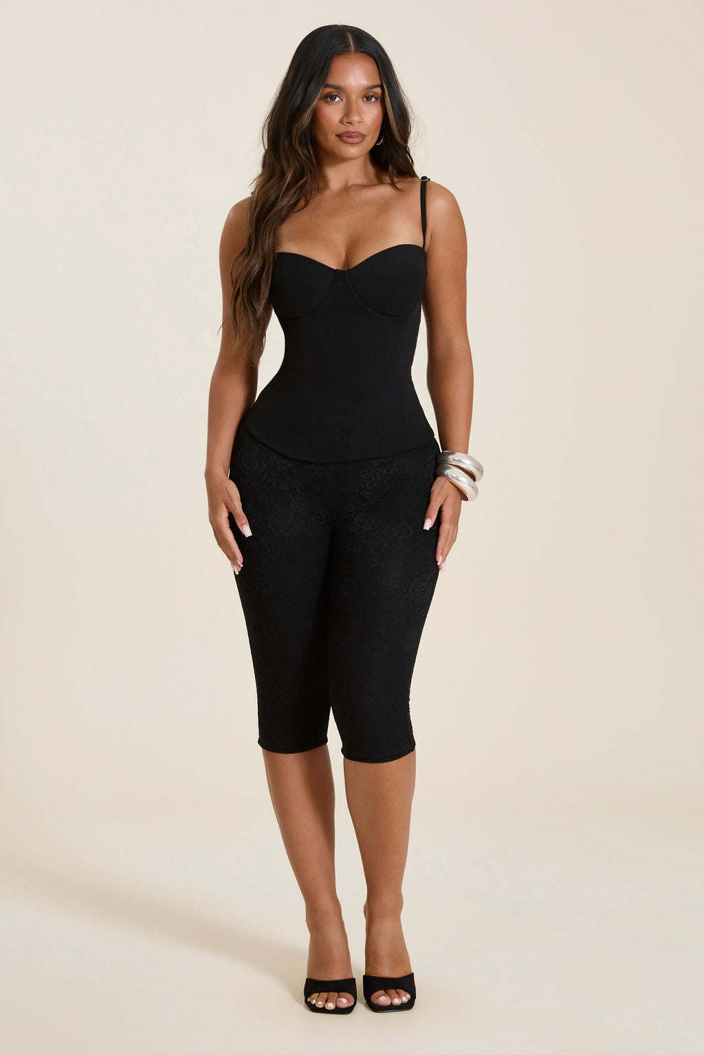 The Zadie Lace Up Corset Top in Black – Mars The Label USA
