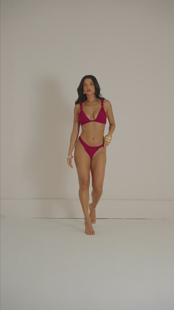 The Celeste Bikini - Wine