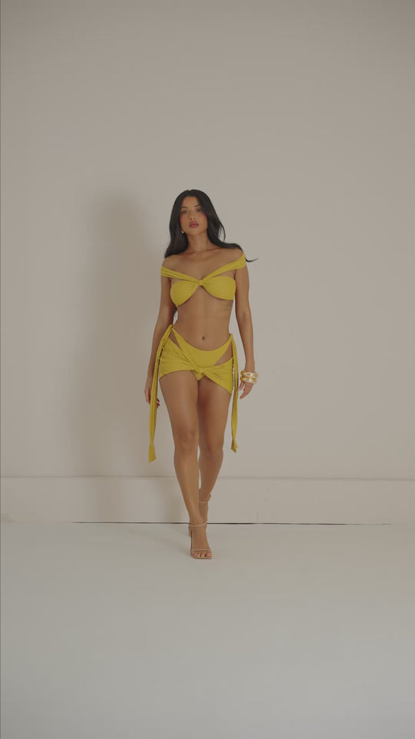 The Cora Bikini - Mustard Yellow